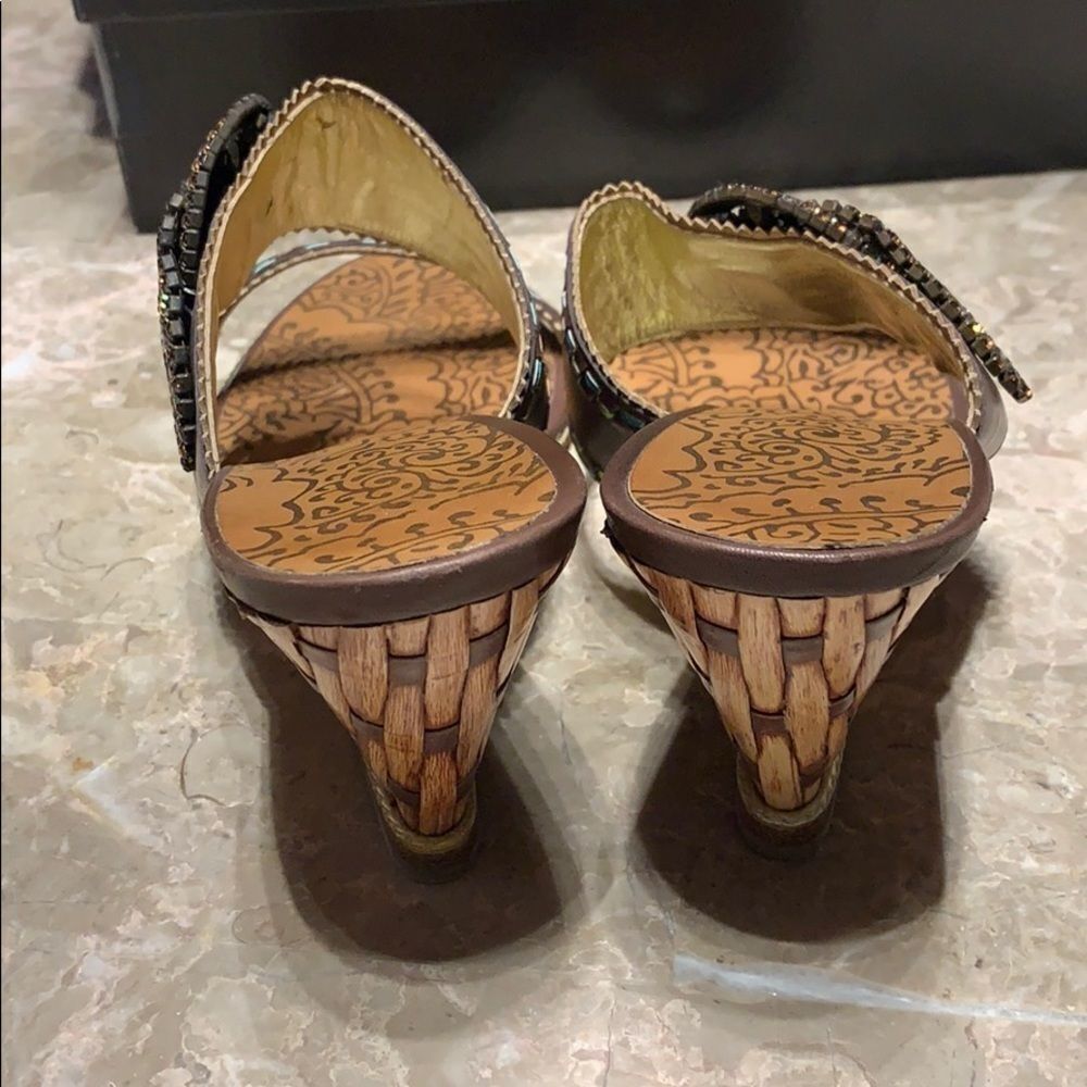 Giuseppe Zanotti Design brown sparkle sandals - Picture 6 of 10